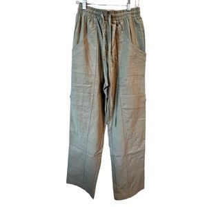 NWT Sage Green Rayon Pocketed Pants